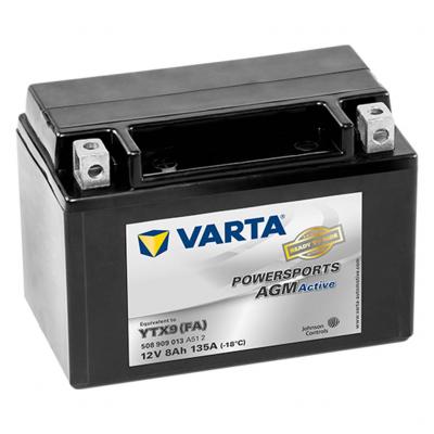 Varta Factory Activated AGM 508909012A512 motorakkumultor, 12V 8Ah Motoros termkek alkatrsz vsrls, rak